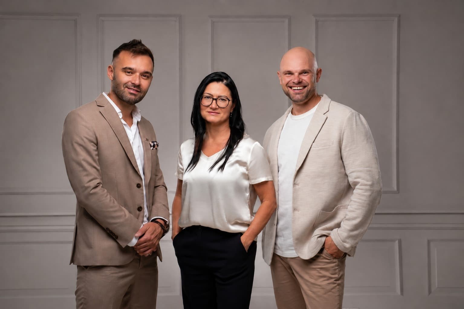 Zespół KONKRETNI — Piotr Cegła, Aneta Boksa, Marcin Misiewicz
